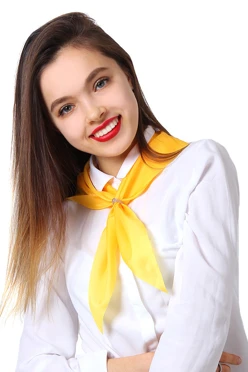 Купить косынку Лолла 60х60х90 см желтую