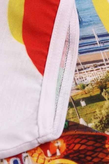 Футболка Гэлэкси женская из примы с полной запечаткой "KIDY TOUR"#1