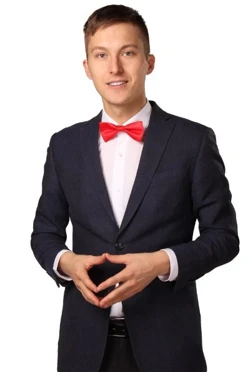 Купить галстук бабочку Эксперт однотонную