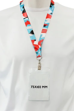 Купить бейдж-карман вертикальный 73х102 мм