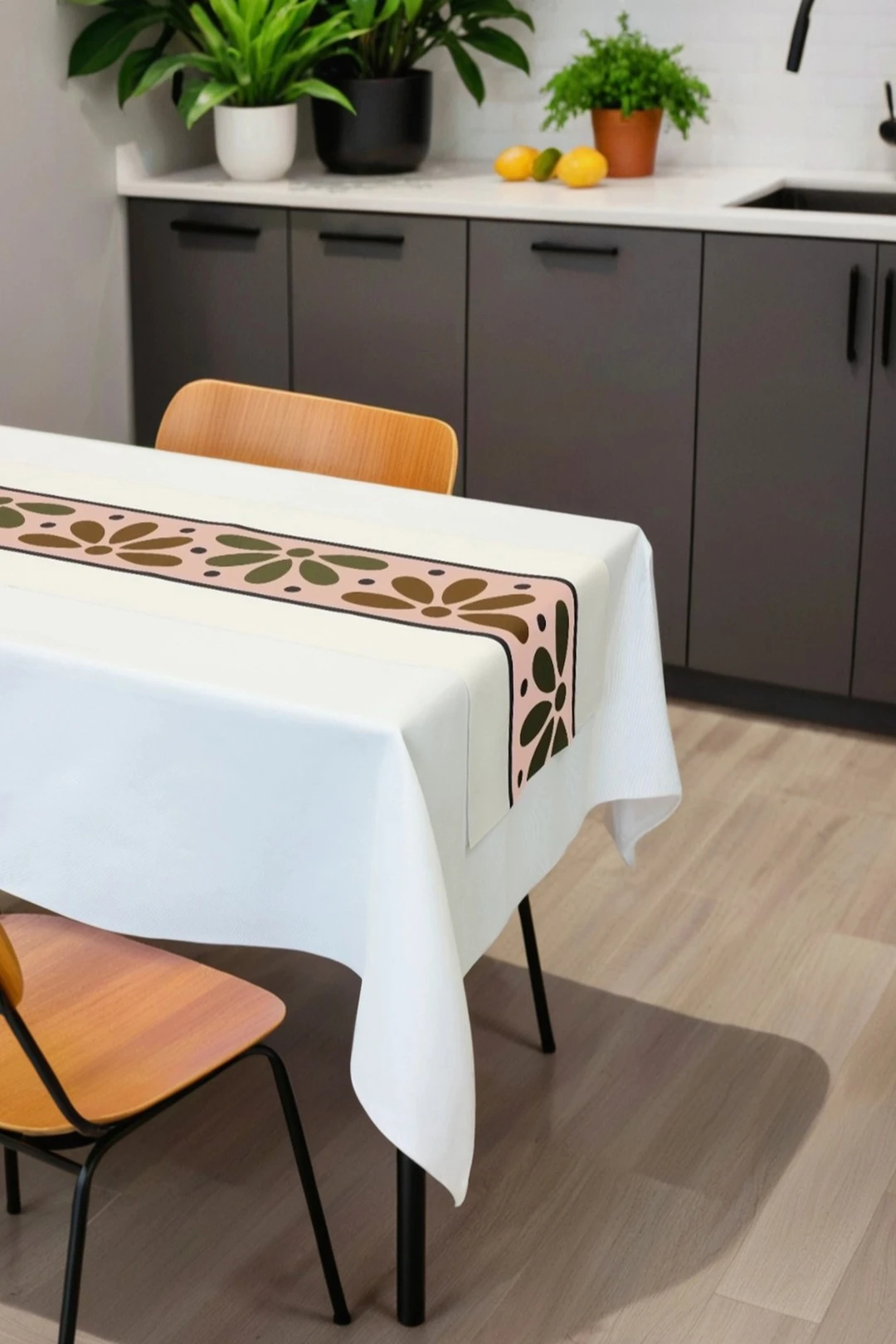 Раннер прямоугольный 50х200 см, с полной запечаткой (полиэстер) "Petals"#3