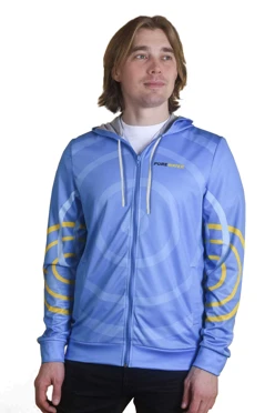 Купить Балахон Ронни унисекс с полной запечаткой "Light blue"