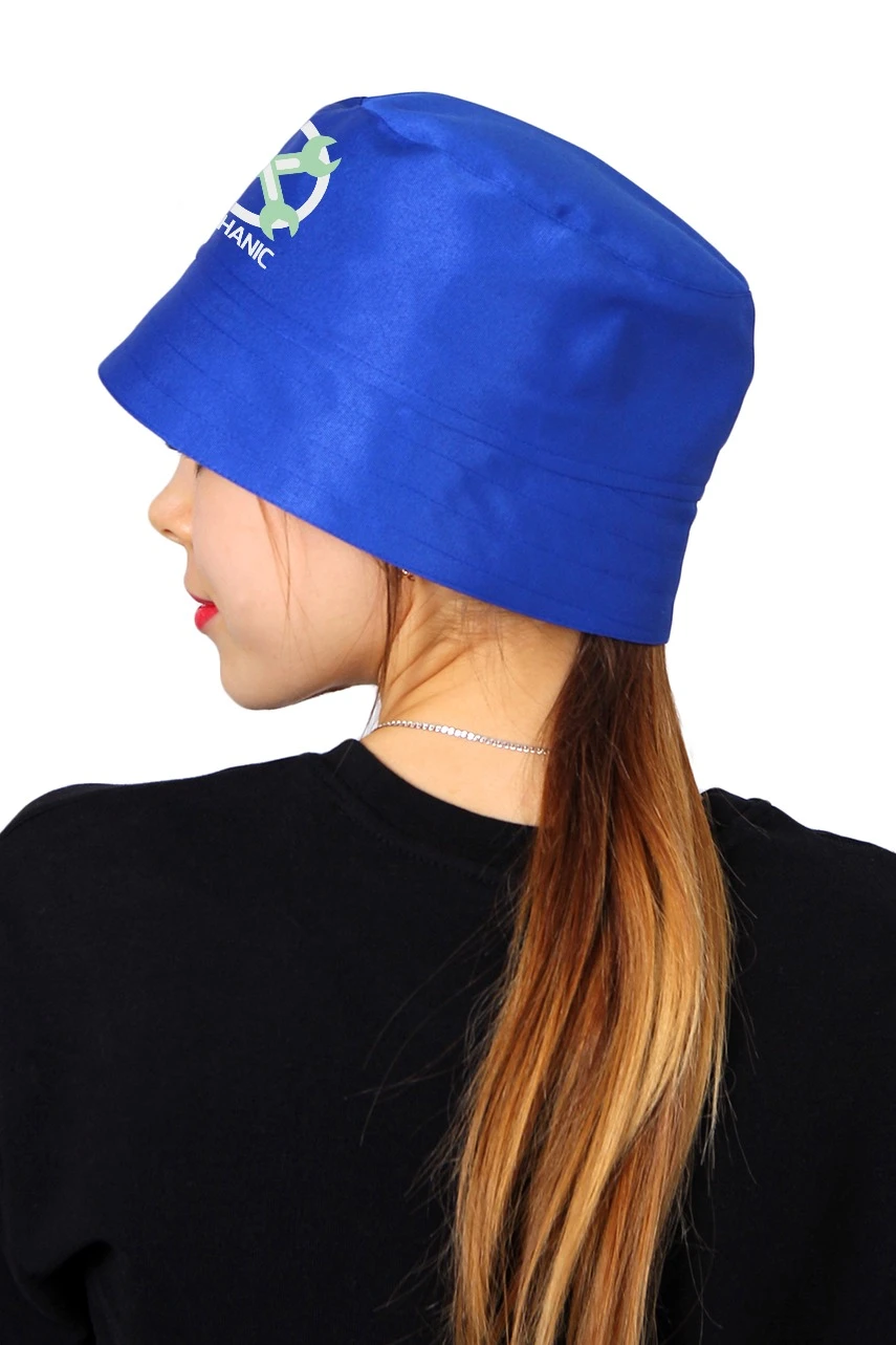 Панама Монако из греты с отстроченными полями, однотонная "Michanic"#4