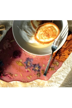 Сервировочная доска из дерева со смолой, 30х20 см#7