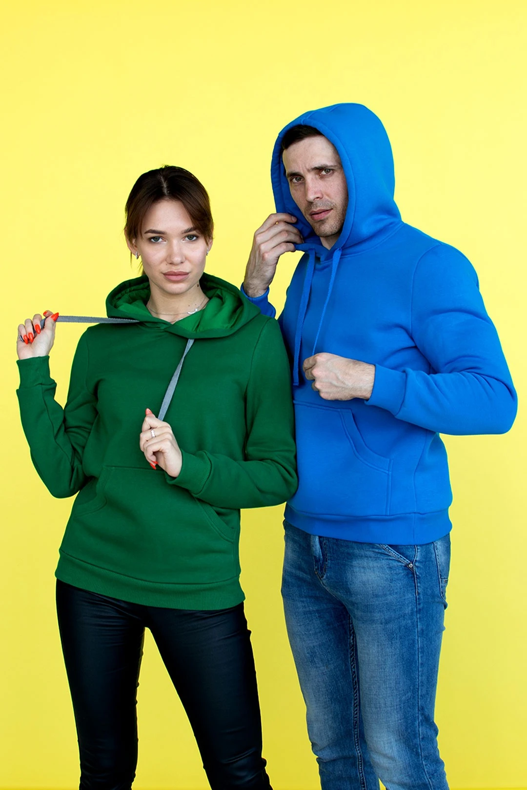 Худи Майк из футера унисекс, однотонная#5