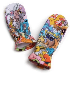 Купить варежки флисовые детские "Pokemon GO"