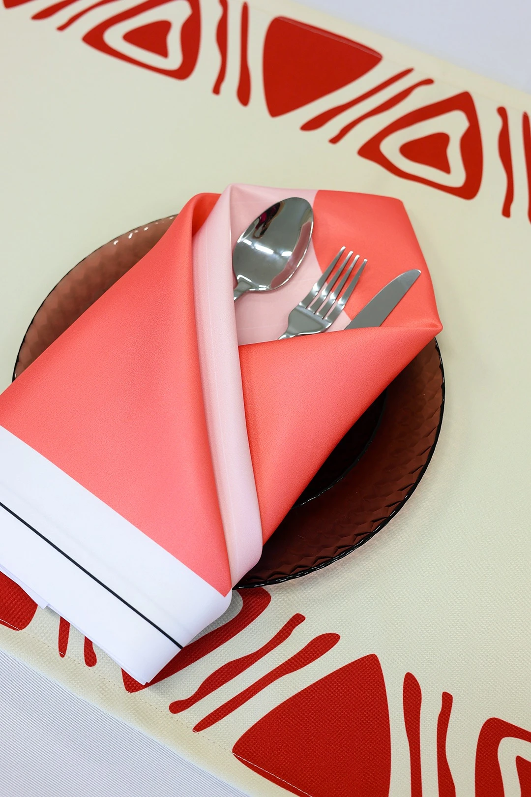 Купить скатерть квадратную 70х70 см, с полной запечаткой (полиэстер) "Barbaris"