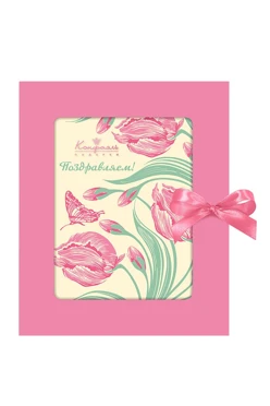 ОТКРЫТКА «ПОЗДРАВЛЯЕМ!» из коллекции Тюльпаны