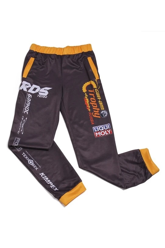 Брюки Экшен зауженные унисекс с полной запечаткой "logo"#1 Брюки Экшен зауженные унисекс с полной запечаткой "logo"#1