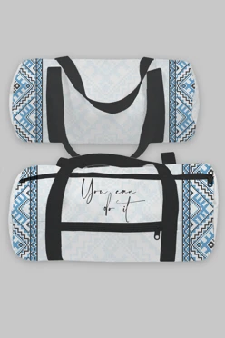 Купить сумку Фитнес с принтом "Black and blue diamonds"