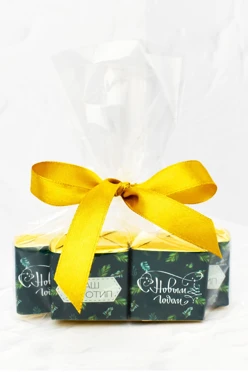 Купить пакетик с бантиком 5 конфет Птичье молоко