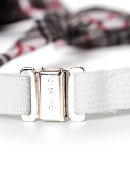 Галстук Райт на фурнитуре мужской, с полной запечаткой "Tartan"#3