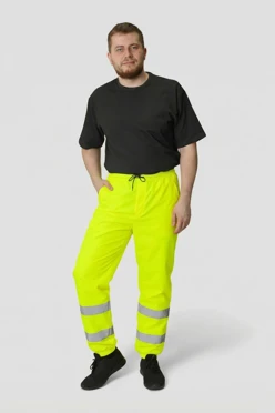 Брюки Слаш со светоотражающей лентой унисекс, однотонные#1