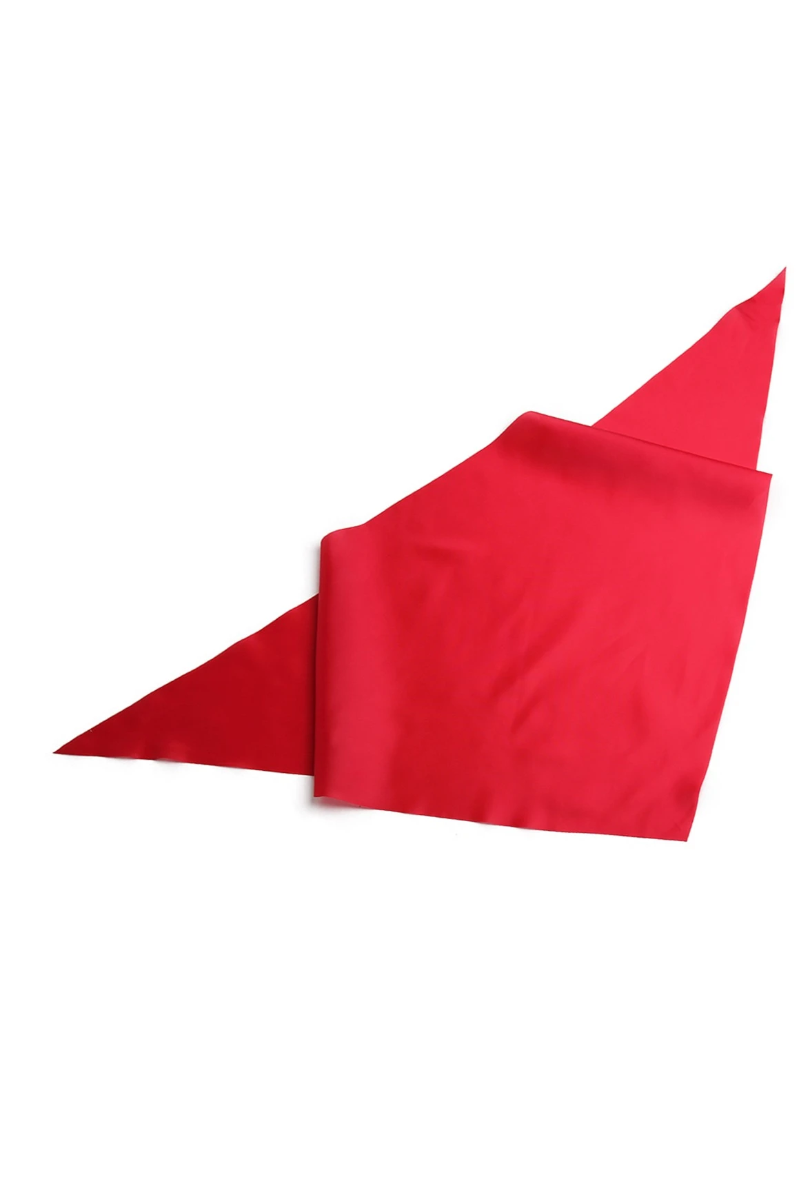 Косынка Лолла из шелка расцвечивания 40х40х70 см, однотонная#1 Косынка Лолла из шелка расцвечивания 40х40х70 см, однотонная#1