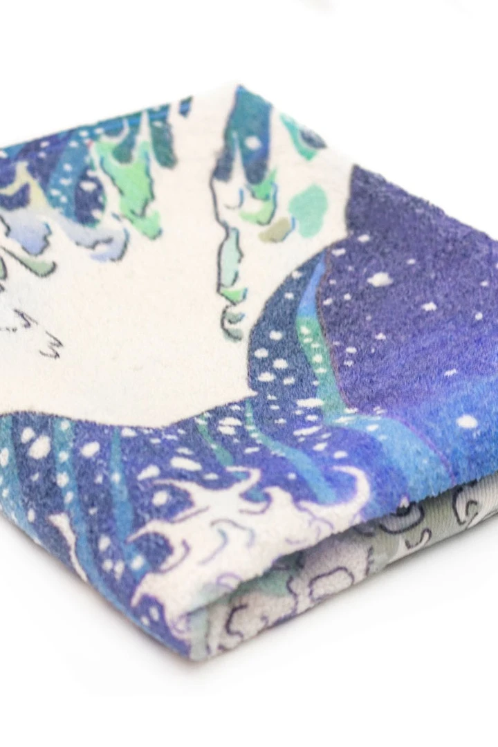 Полотенце махровое 50х90 cм с печатью (Color)#4