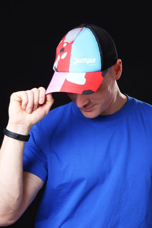 Бейсболка Вестерн облегченная с печатью на всей поверхности (полиэстер) "Jumpo"#1 Бейсболка Вестерн облегченная с печатью на всей поверхности (полиэстер) "Jumpo"#1