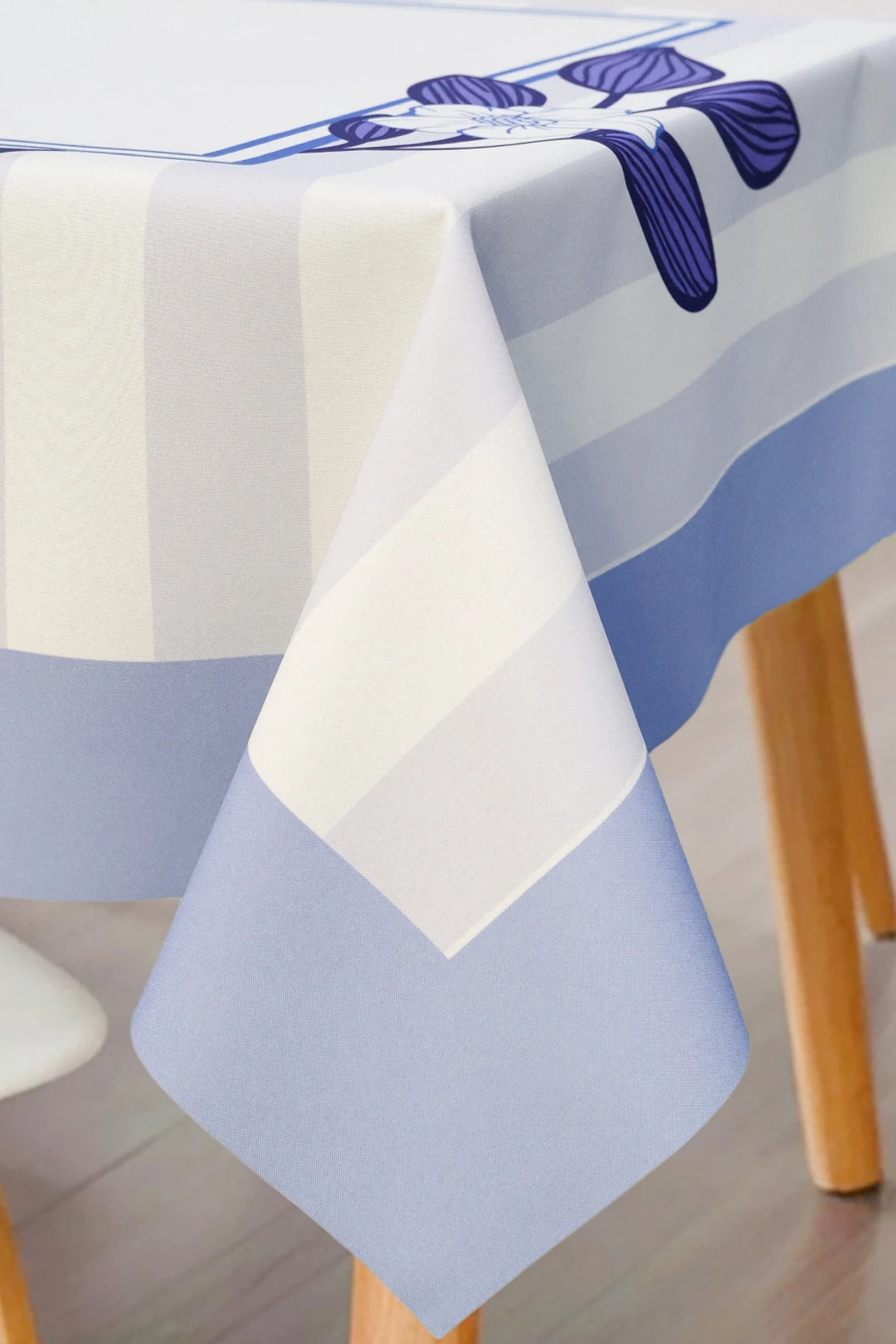 Скатерть прямоугольная 135х220 см, с полной запечаткой (полиэстер) "Purple frames"#2 Скатерть прямоугольная 135х220 см, с полной запечаткой (полиэстер) "Purple frames"#2