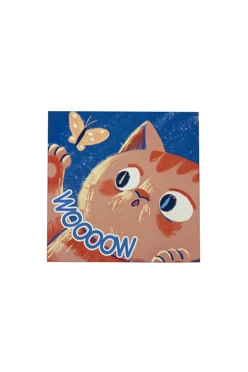 Купить магнит из дерева 6х6 см квадрат, с нанесением