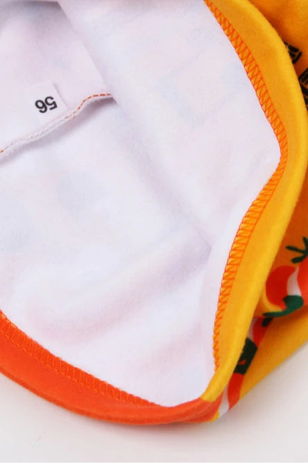 Шапка Лав флисовая однослойная взрослая, с полной запечаткой "Street food"#3