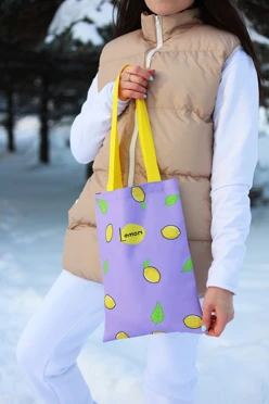 Сумка Бэлл из оксфорда, с полной запечаткой#1