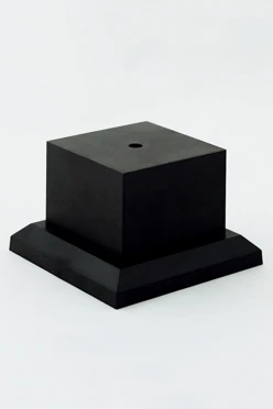 Основание пластиковое, черное 100х100х95 мм#1