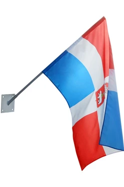 Купить кронштейн настенный на 1 шток с алюминиевым древком 1,5 м