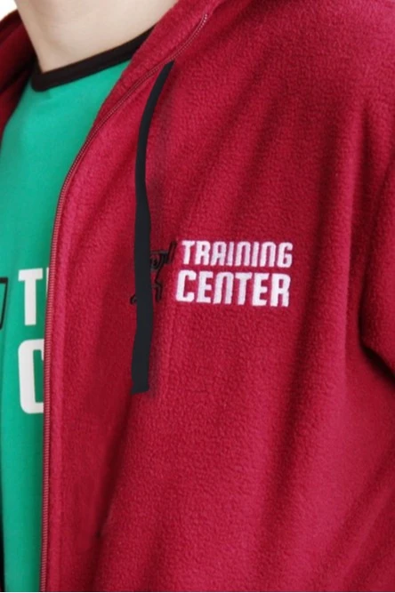 Толстовка Харисон флисовая с капюшоном унисекс, однотонная "Tarining Center"#1 Толстовка Харисон флисовая с капюшоном унисекс, однотонная "Tarining Center"#1