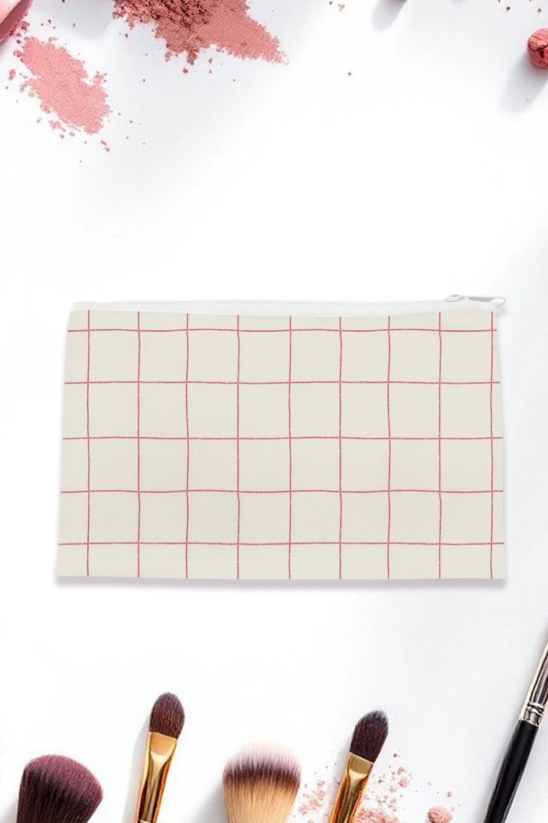 Купить косметичку Астра 22х13 см, с принтом "In a plaid" Купить косметичку Астра 22х13 см, с принтом "In a plaid"