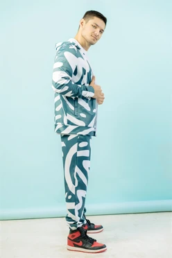 Балахон Ронни унисекс из футера с полной запечаткой#2