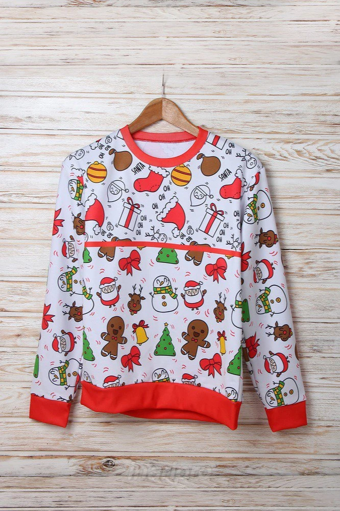 Свитшот Гарри унисекс из адидаса с полной запечаткой "New Years"#5 Свитшот Гарри унисекс из адидаса с полной запечаткой "New Years"#5