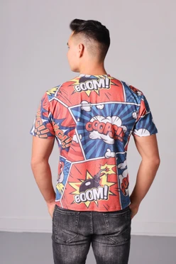 Футболка Ларри унисекс с полной запечаткой (хлопок)#2