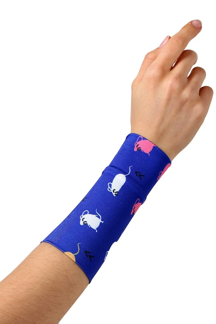 Напульсник полиэстеровый женский 7х14 см "Symbol of the Year 2020"#2 Напульсник полиэстеровый женский 7х14 см "Symbol of the Year 2020"#2