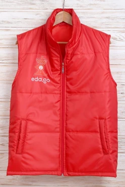 Купить Жилет Портер с полной запечаткой унисекс "eda.go"