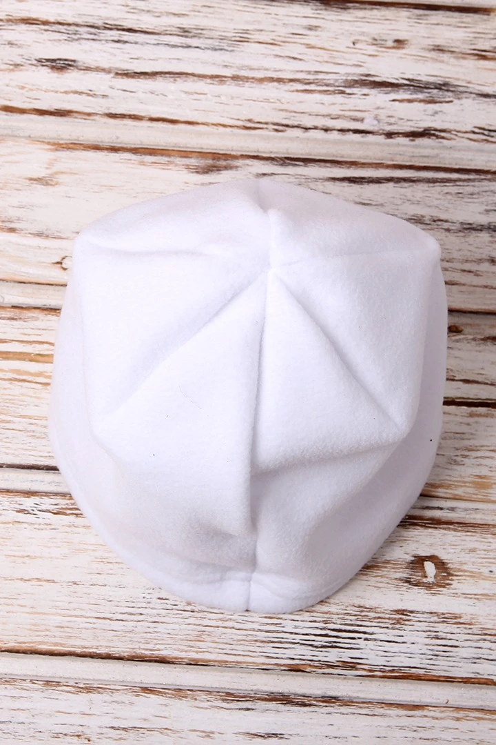 Шапка Вайт флисовая однослойная взрослая, однотонная "Ocean"#5