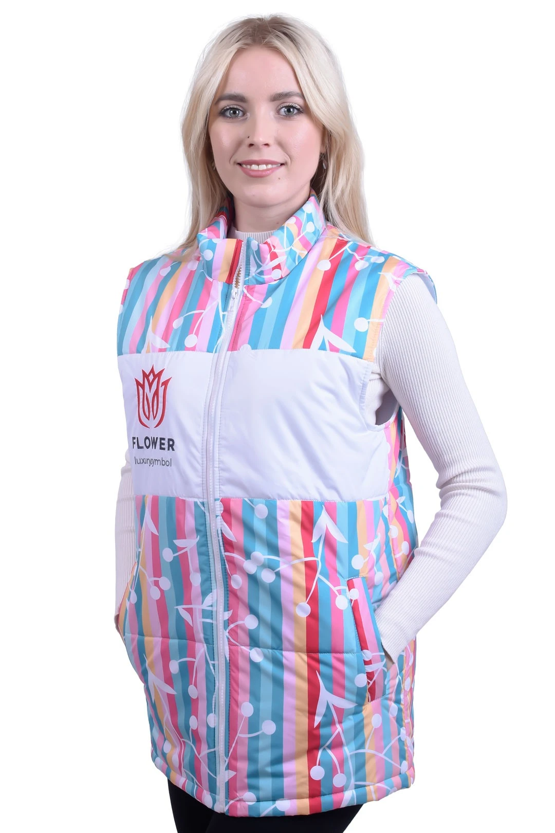 Купить жилет Портер унисекс "Flower" Купить жилет Портер унисекс "Flower"