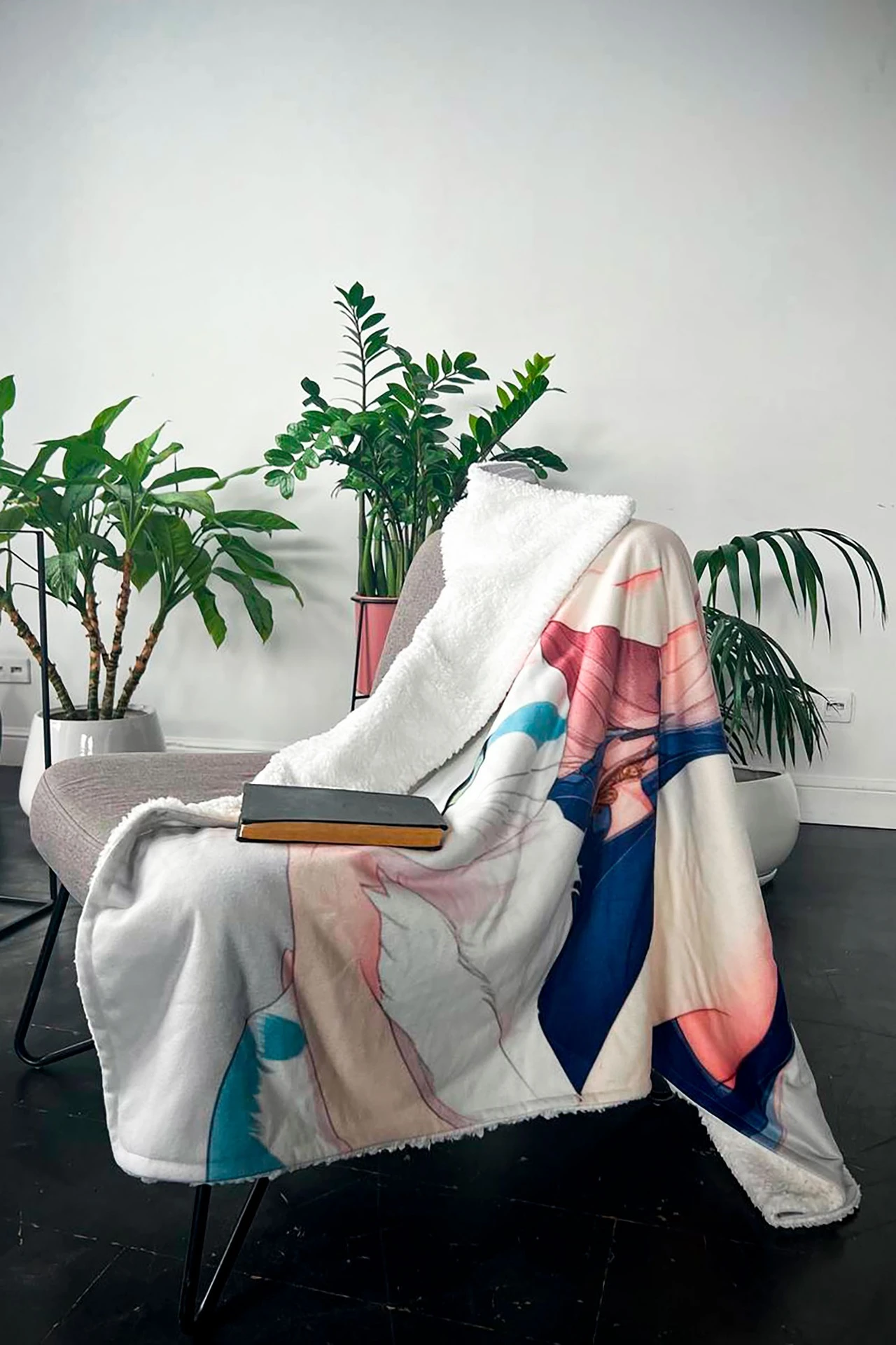 Плед Слипи флисовый (двухслойный), с полной запечаткой#3