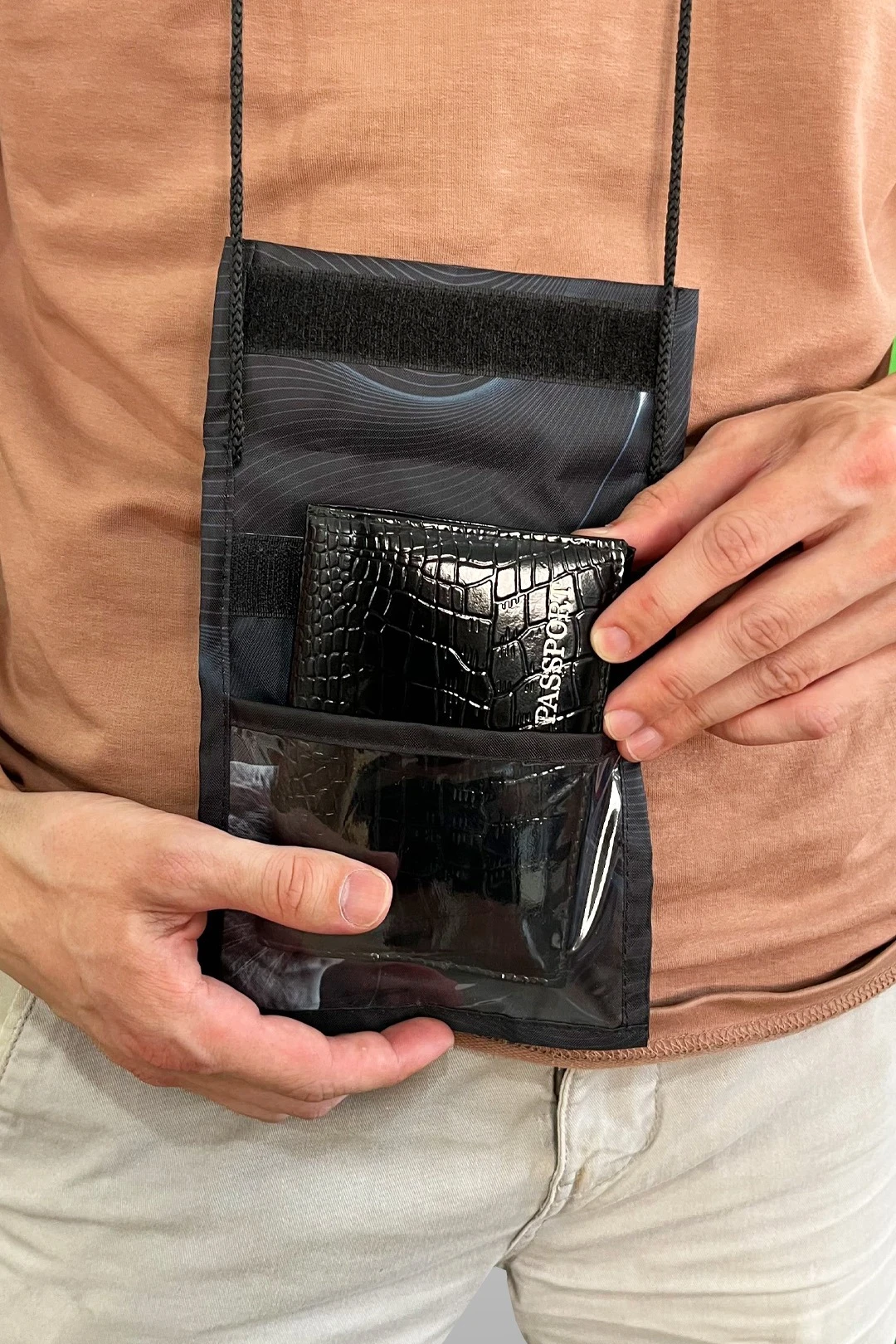 Нагрудный кошелек Дарли 14х18 см, с полной запечаткой#5