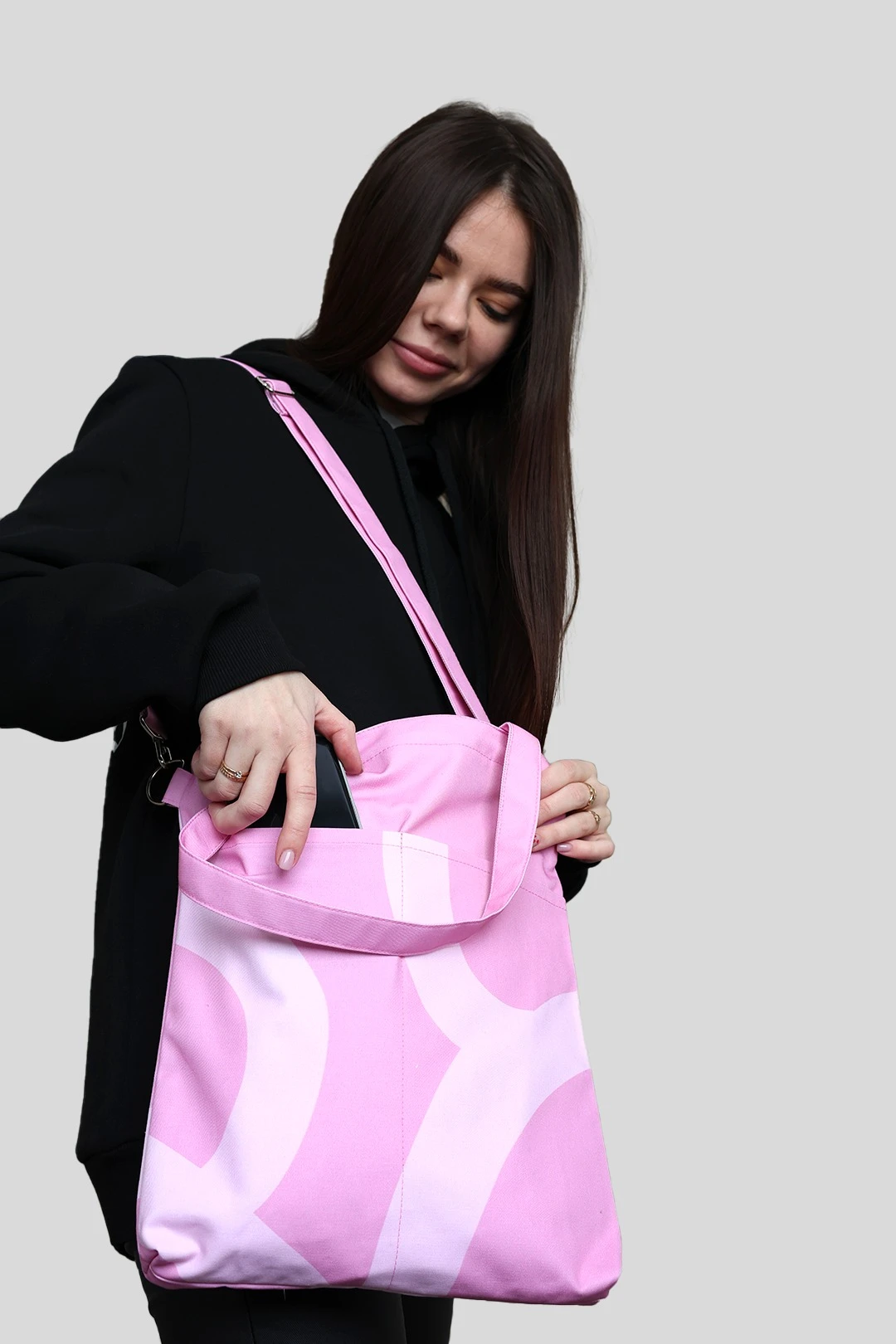 Сумка Эдит из саржи 33х38х4 см, печать с двух сторон "QY"#1 Сумка Эдит из саржи 33х38х4 см, печать с двух сторон "QY"#1