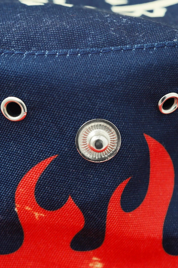 Панама Техас с полями на кнопках, с полной запечаткой "Music Festival"#3