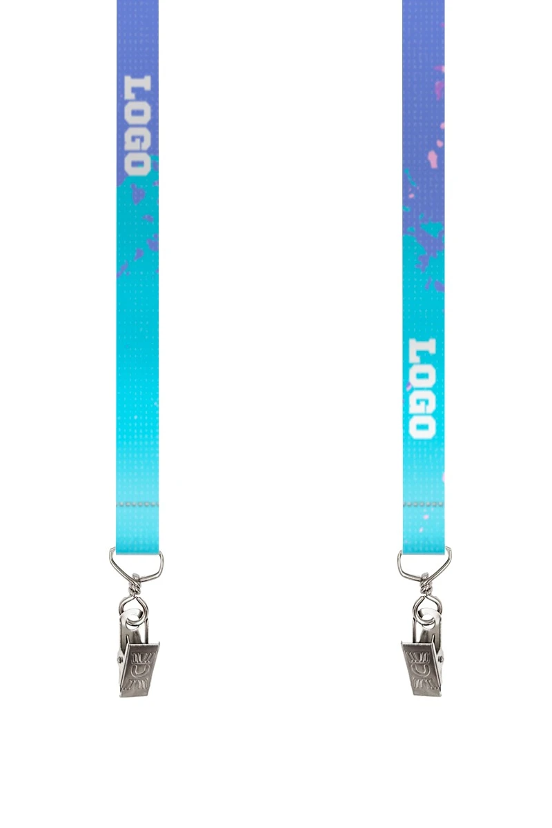 Купить ленту для бейджа блекаут ширина 1,5 см, с фастексом, с печатью "Overflow"