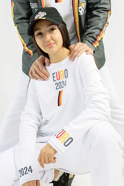 Толстовка Мартин из футера оверсайз унисекс, однотонная "Euro 2024"#4
