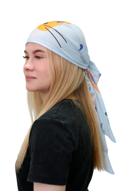 Бандана с полной запечаткой, полиэстер 95х95х135 см#2