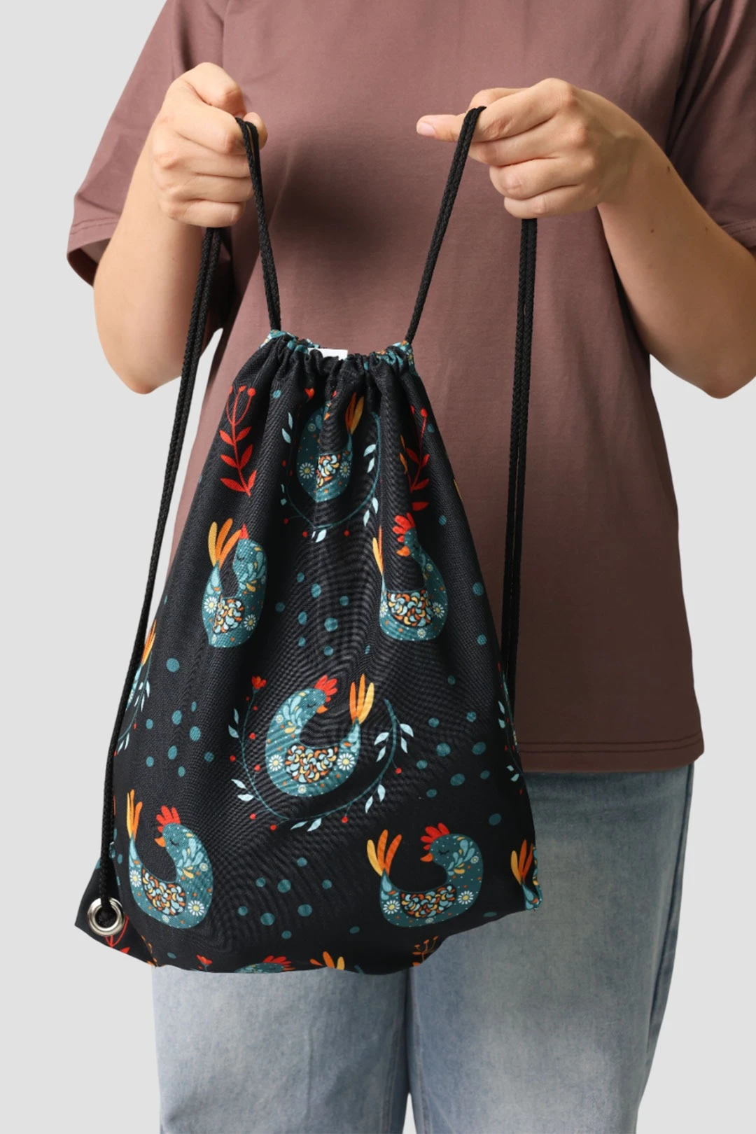 Рюкзак Уолкер 30х40 см с принтом "Chickens"#1 Рюкзак Уолкер 30х40 см с принтом "Chickens"#1