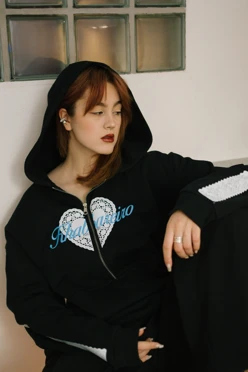 Толстовка с капюшоном и авторским принтом Хабарейро#1