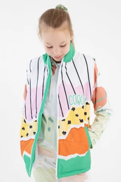 Купить жилет Портер детский на синтепоне "Papaya"