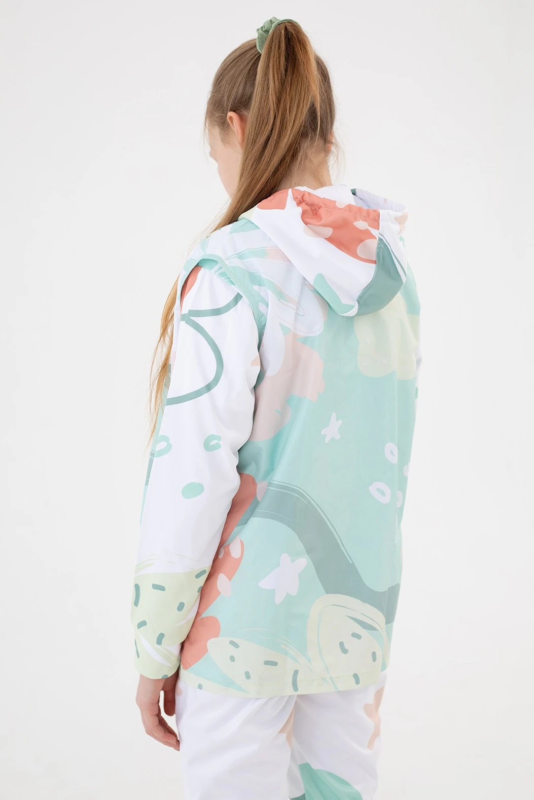 Жилет Брендон без капюшона детский, с полной запечаткой "Eco camp"#2 Жилет Брендон без капюшона детский, с полной запечаткой "Eco camp"#2