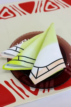 Купить салфетку квадратную 40х40 см, с полной запечаткой (полиэстер) "Salad"