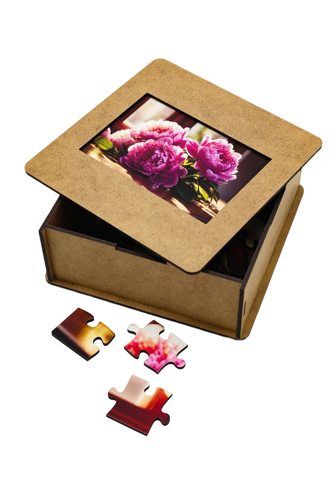 Пазл деревянный с нанесением, А4, "Rose"#5 Пазл деревянный с нанесением, А4, "Rose"#5