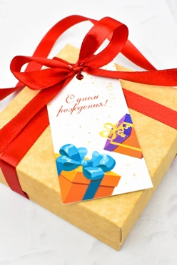 Набор конфет ручной работы, 4 шт. с индивидуальной открыткой