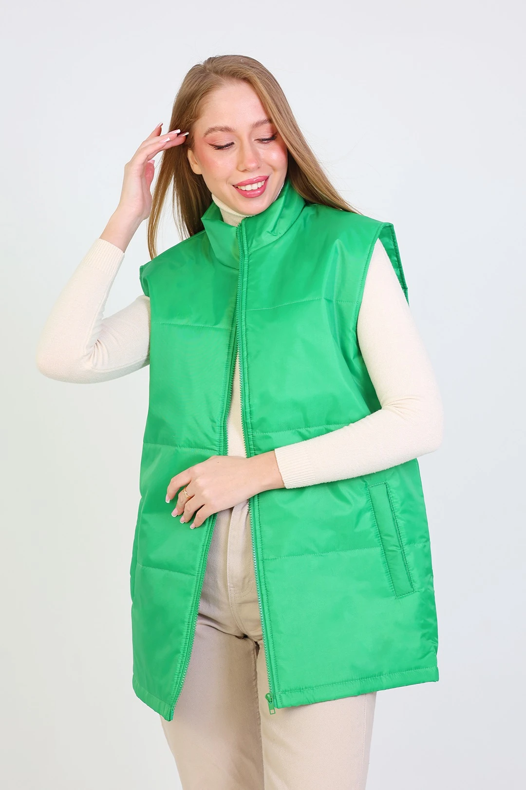 Купить жилет Оливер унисекс зеленый